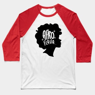 Afro Girl Baseball T-Shirt